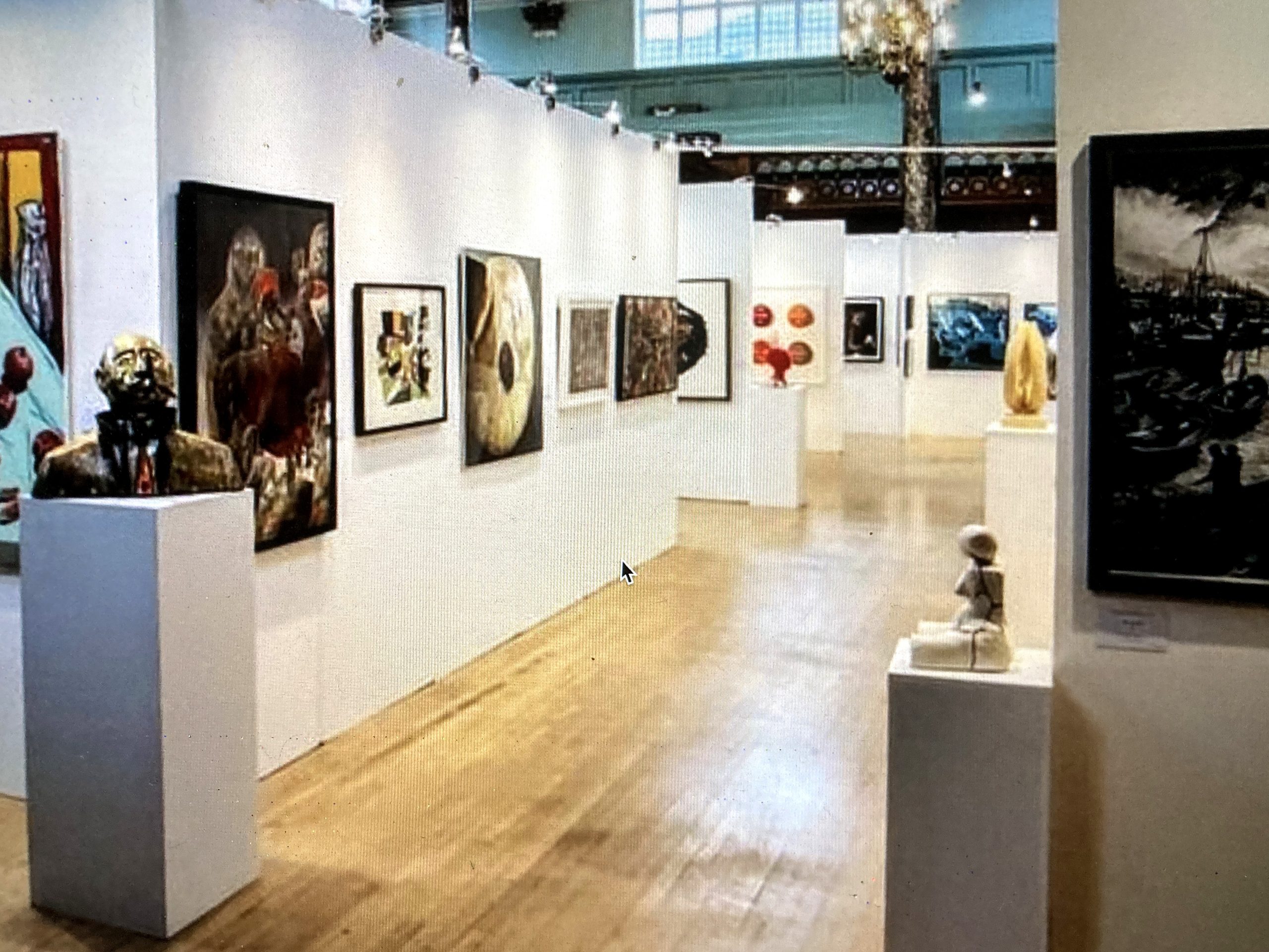 Inna Rogatchi’s LOVE STORY work at the 5th London Art Biennale 2021