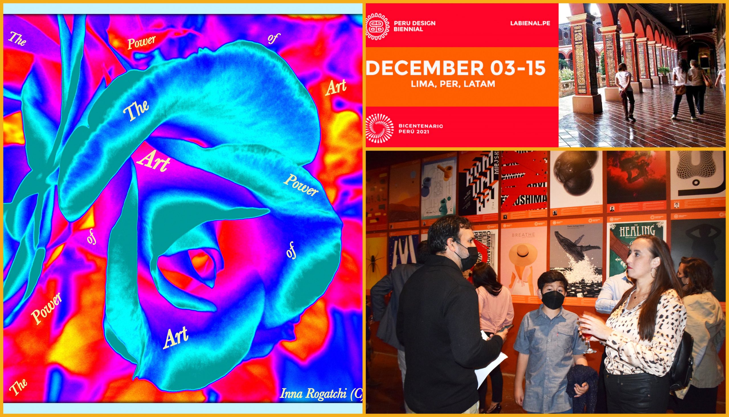 Inna Rogatchi’s Artwork is exhibited at the Peru Biennial 2021 in Lima